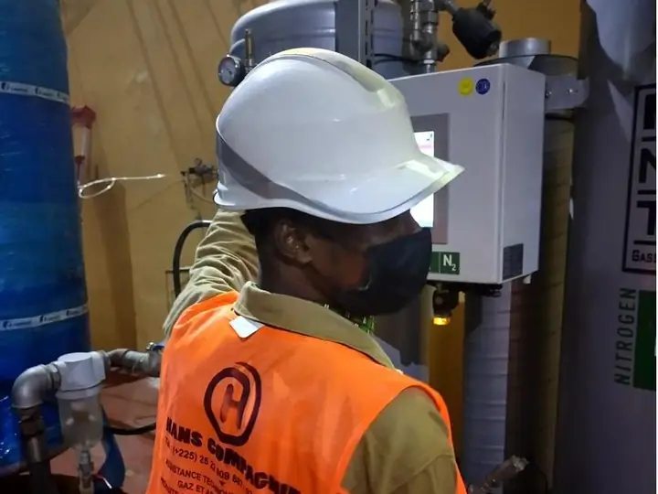 Équipement industriel installé par HANS COMPAGNIE