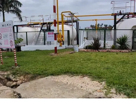 Installation de gaz industriel en extérieur